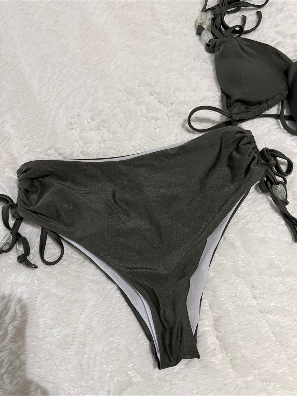 Beaded Triangle Bikini Set - Picture 3 of 6